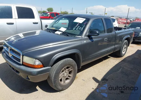 2004 Dodge Dakota Sport из США, поврежденный, VIN 1D7GL32KX4S625995